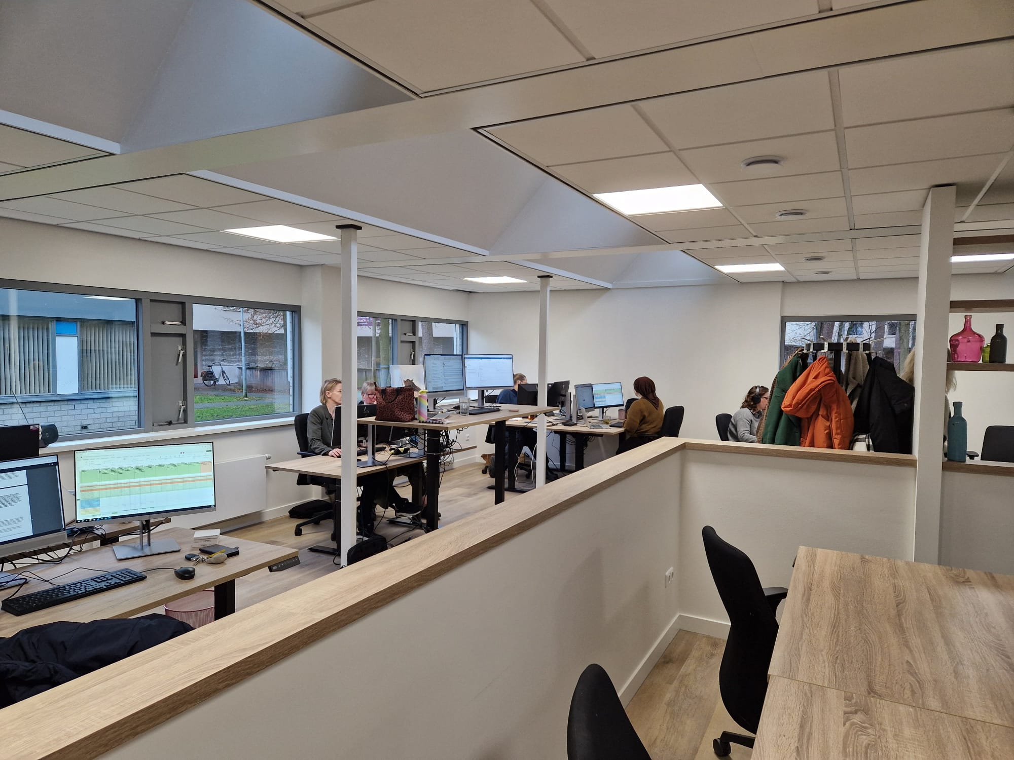 Oude keuken omgetoverd tot nieuwe werkplek